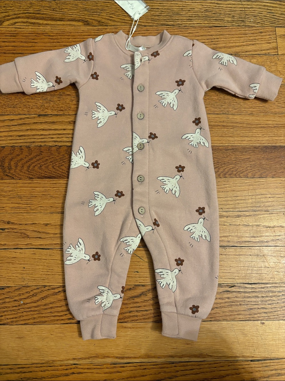 Rylee + Cru NWT Baby Girl Dove Floral Romper | Size 3M